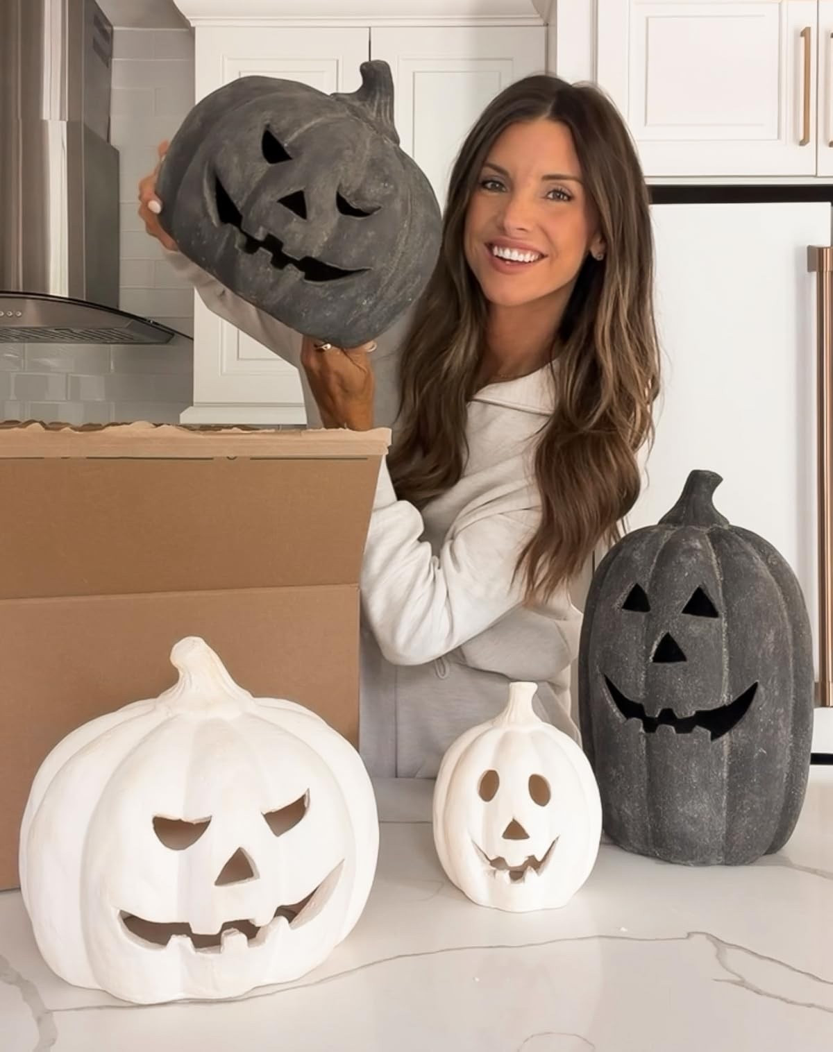 The viral terracotta pumpkins are back in 3 colors and sizes! Great for indoors or out! These go extremely fast each year—so grab them now!!

#LTKHome #LTKSeasonal