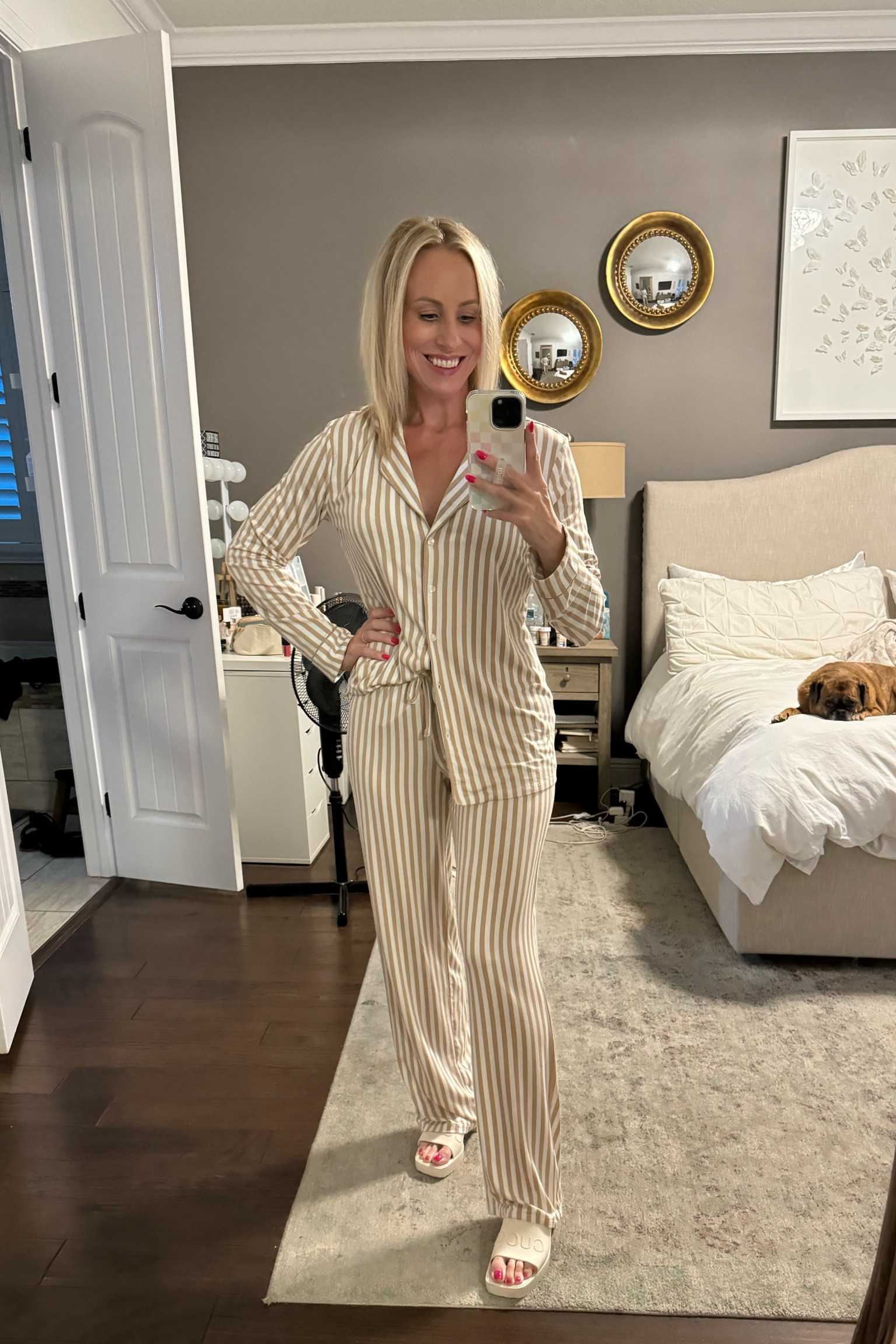 Run, don’t walk…and get these pajamas! They’re perfect for loungewear, and can be worn with a tank or tee as an easy thrown together outfit. 

#LTKFindsUnder100 #LTKSaleAlert #LTKxNSale