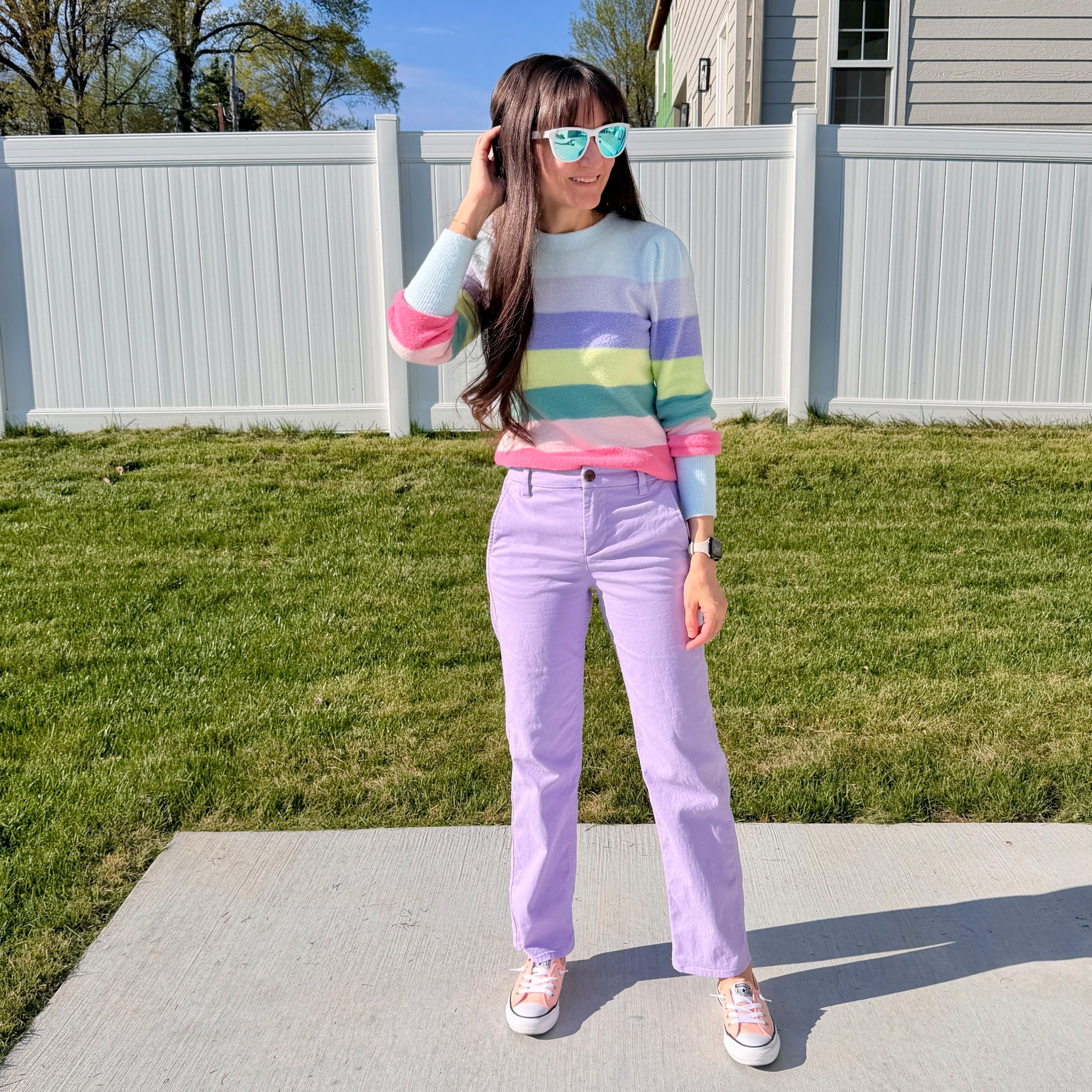 Pants run true to size and are on sale  

#LTKOver40 #LTKootd #LTKSaleAlert