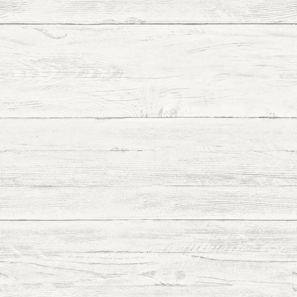 Off-White Shiplap Peel and Stick Wallpaper | The Home Depot