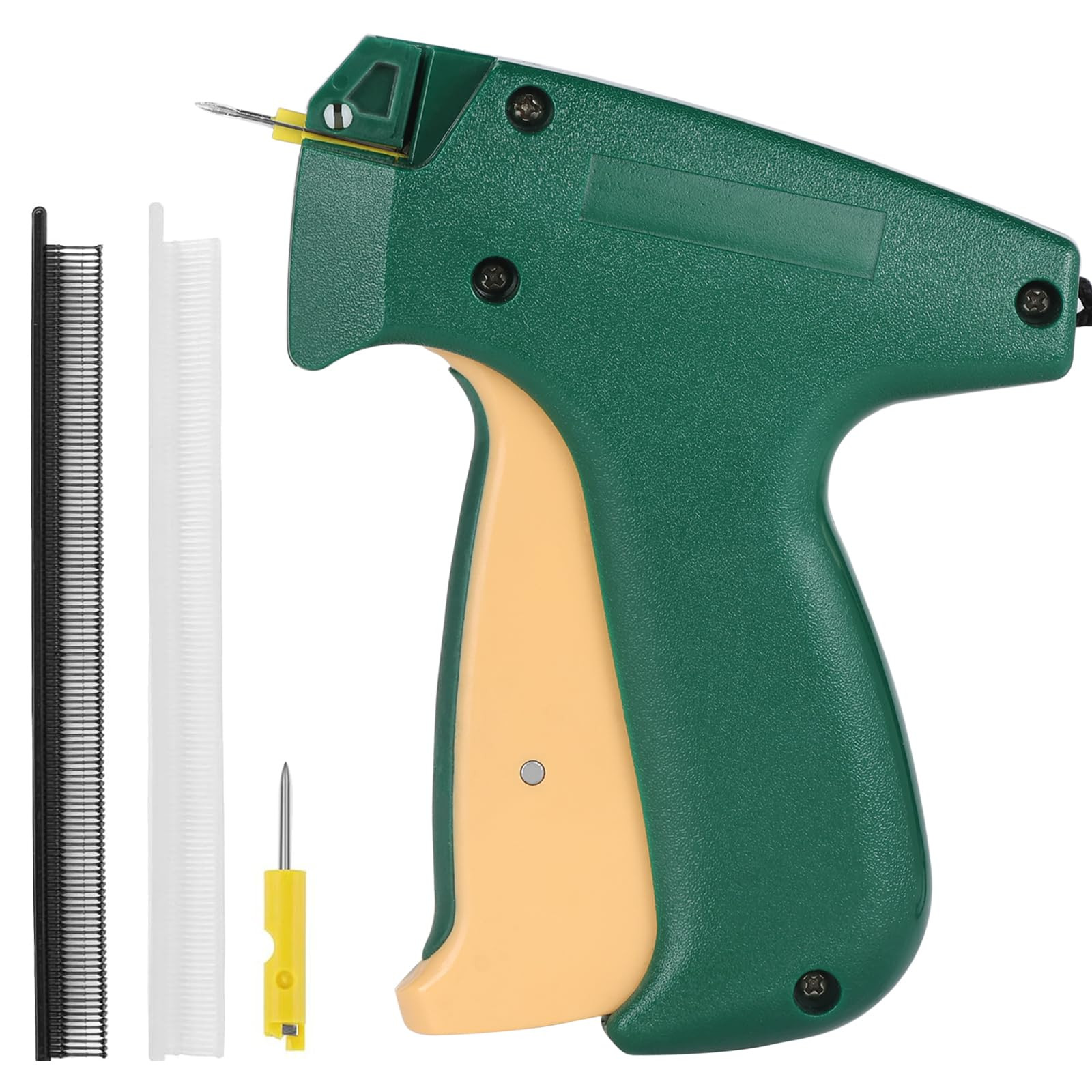 Fine Stitch, Mini Stitch Gun for Clothes,Stitch Quick Clothing Fixer Sewing Quilting Hemming Quick Stitch Tagginn Gun Kits with 2 Needles, 2000 Black & 2000 White 4.4mm Fastener | Amazon (US)