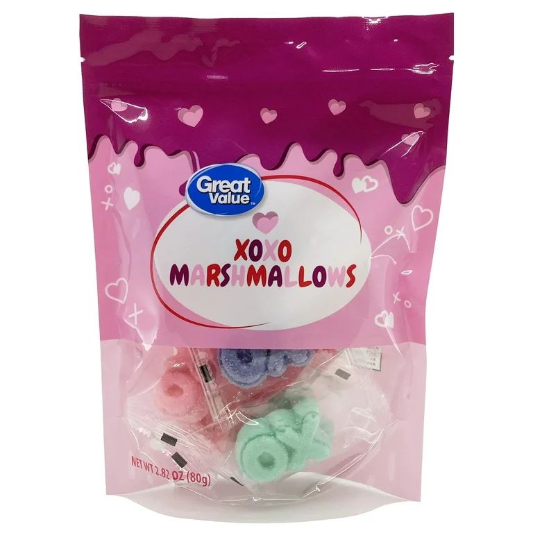 Great Value XOXO Marshmallow Floaties, 2.8 oz Allergens Not Contained | Walmart (US)