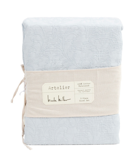 Cotton Textured Duvet Set | TJ Maxx
