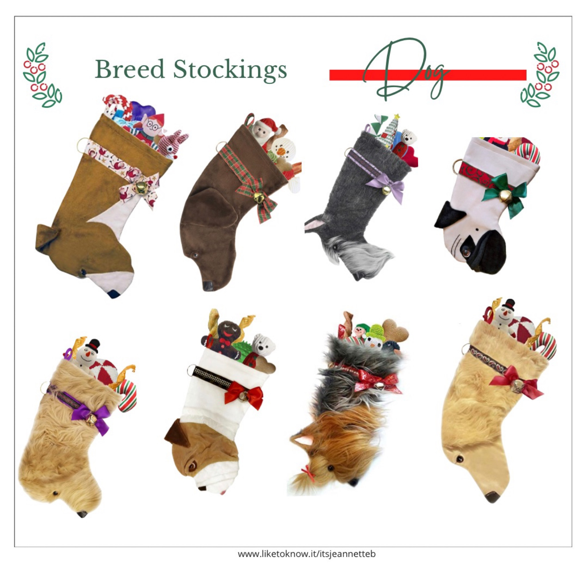 Dog breed stockings 

#LTKSeasonal #LTKhome #LTKHoliday
