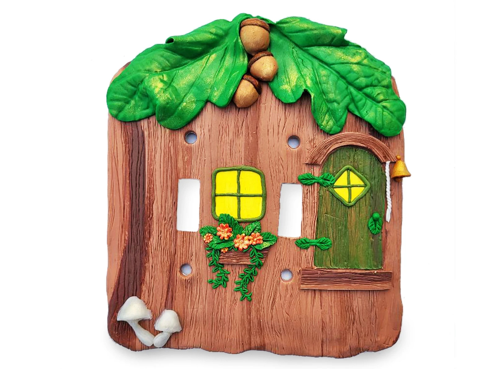 Fairy Door Switch Plate 2 Switches - Etsy | Etsy (US)