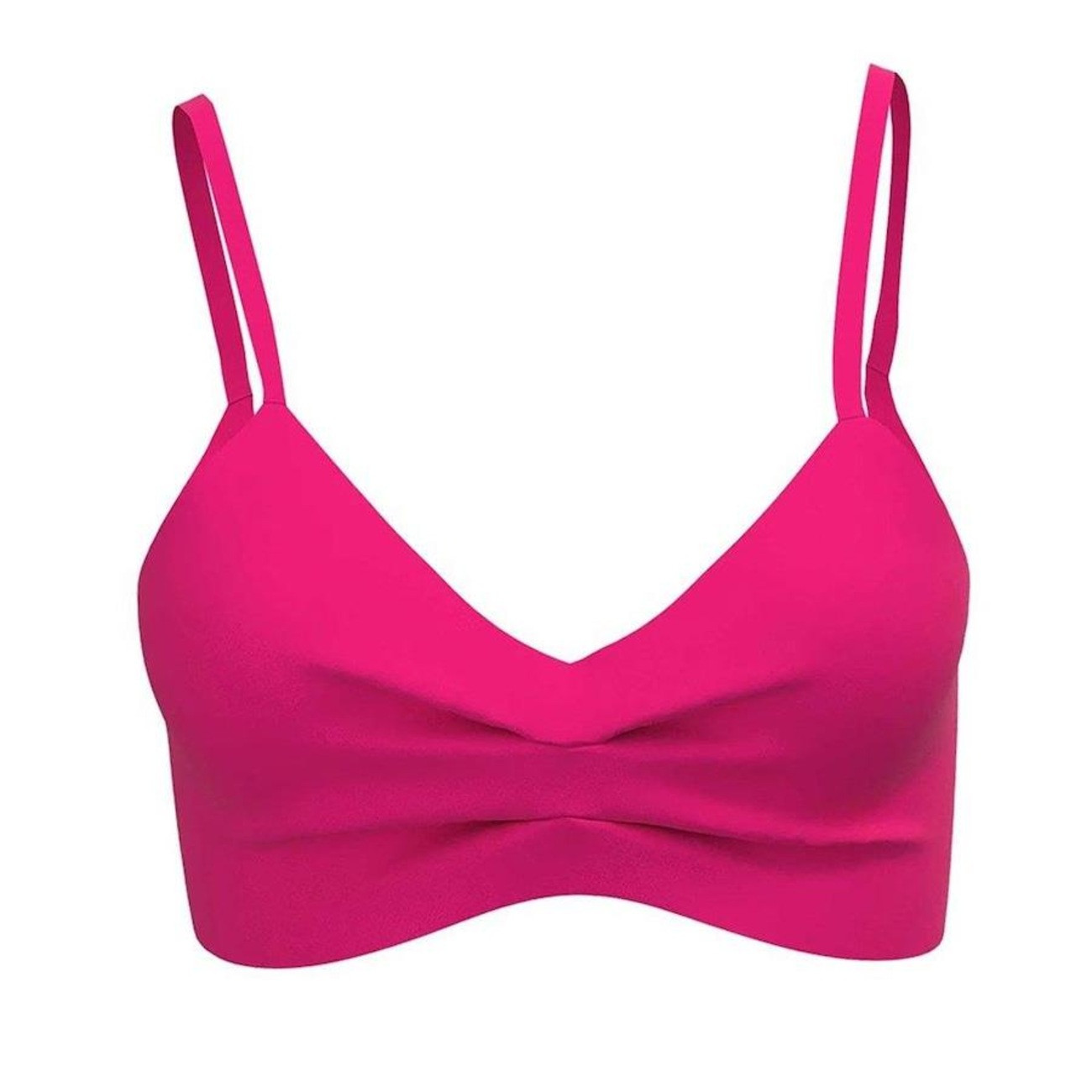 Top Fitness com Bojo Alto Giro Hyper Pink - Feminino | Centauro (BR)