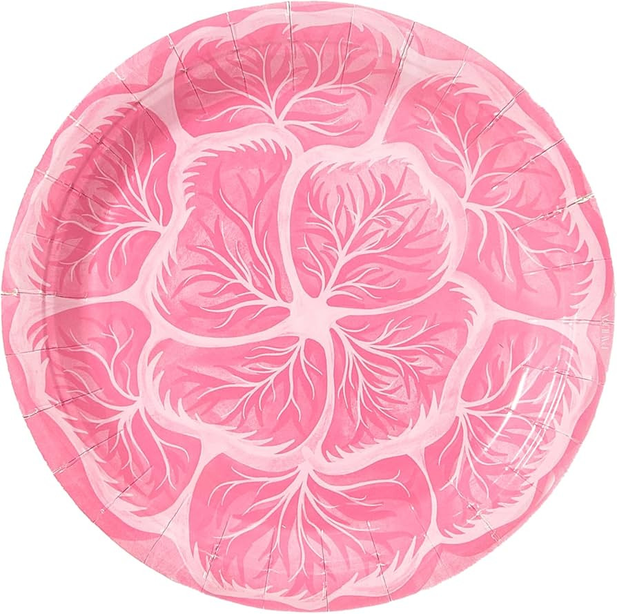 Melissa's Garden Cabbage Disposable Paper Dessert Plates Pack of 8 - Great for outdoor events, bb... | Amazon (US)