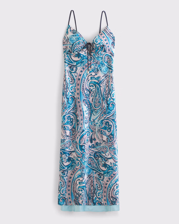 2-in-1 Reversible Julia Slip Maxi Dress | Abercrombie & Fitch (US)