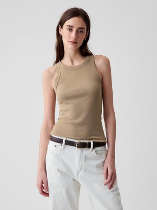 Modern Rib Halter Tank Top | Gap (US)
