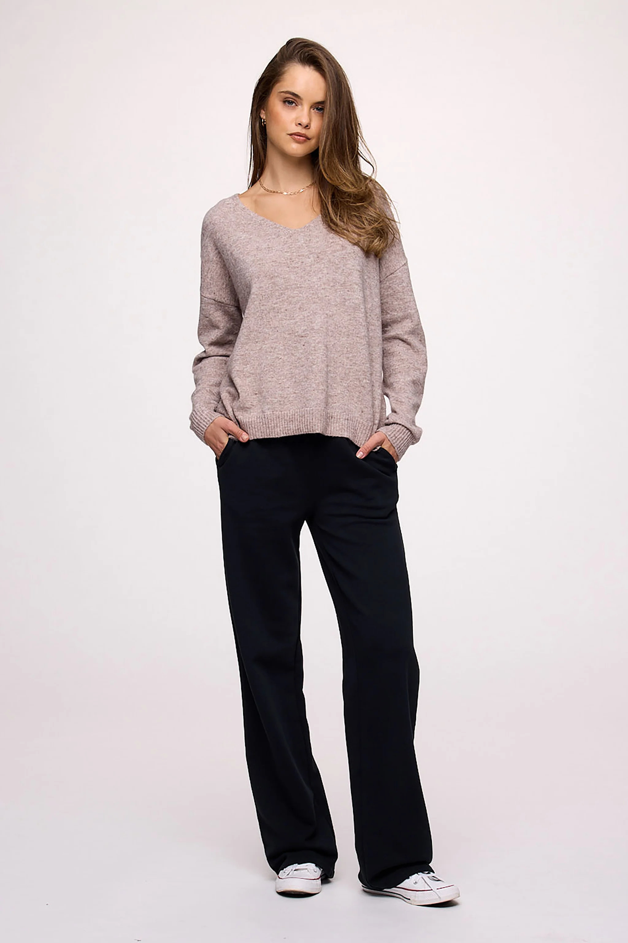 Cozy Knit
      
    
  
  V-Neck Sweater | nuuds