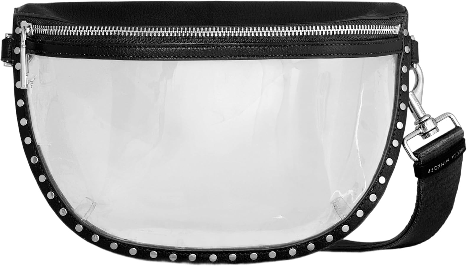 Rebecca Minkoff Darren Clear Crescent Crossbody Bag, Stadium Approved Transparent Sling Purse for... | Amazon (US)