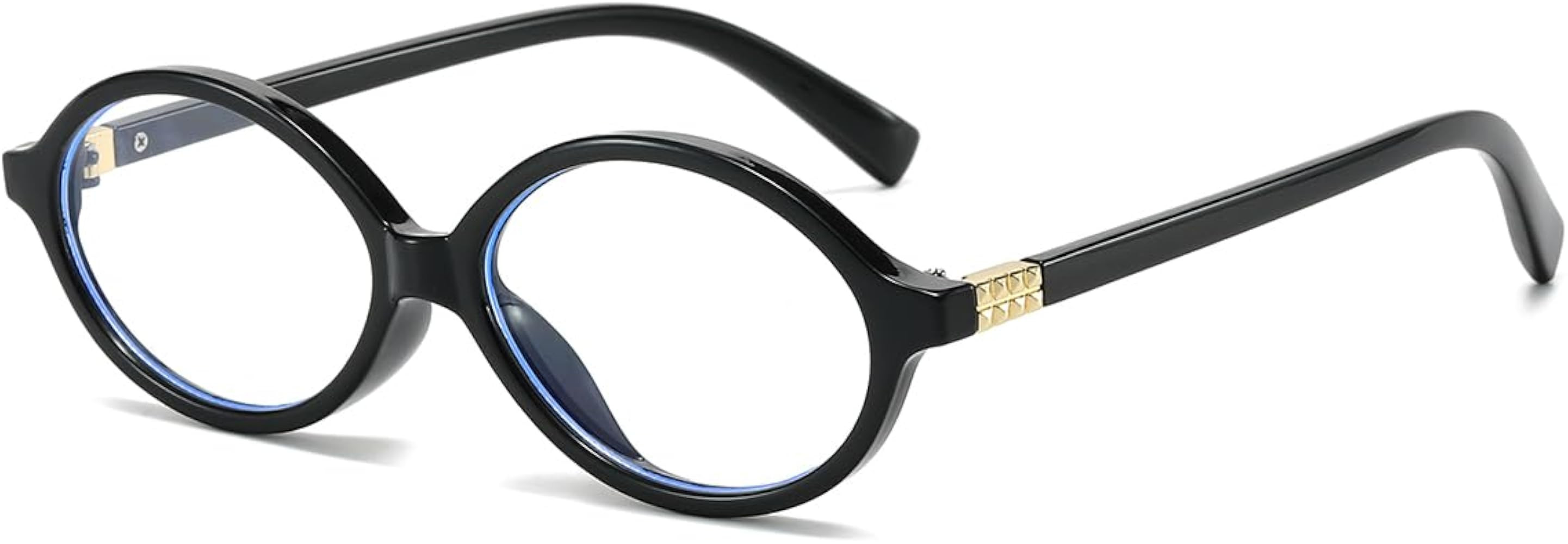 JOVAKIT Retro Oval Blue Light Blocking Glasses for Women Vintage Fashion 90s Small Oval Frame Eye... | Amazon (US)