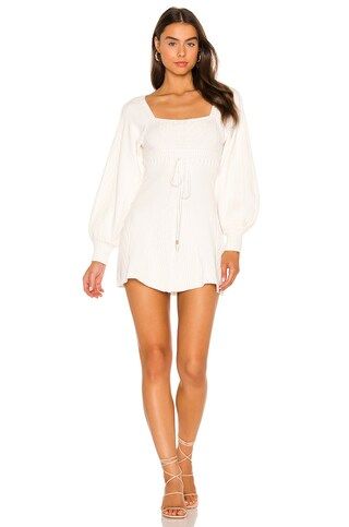 Free People Emmaline Mini Dress in White from Revolve.com | Revolve Clothing (Global)