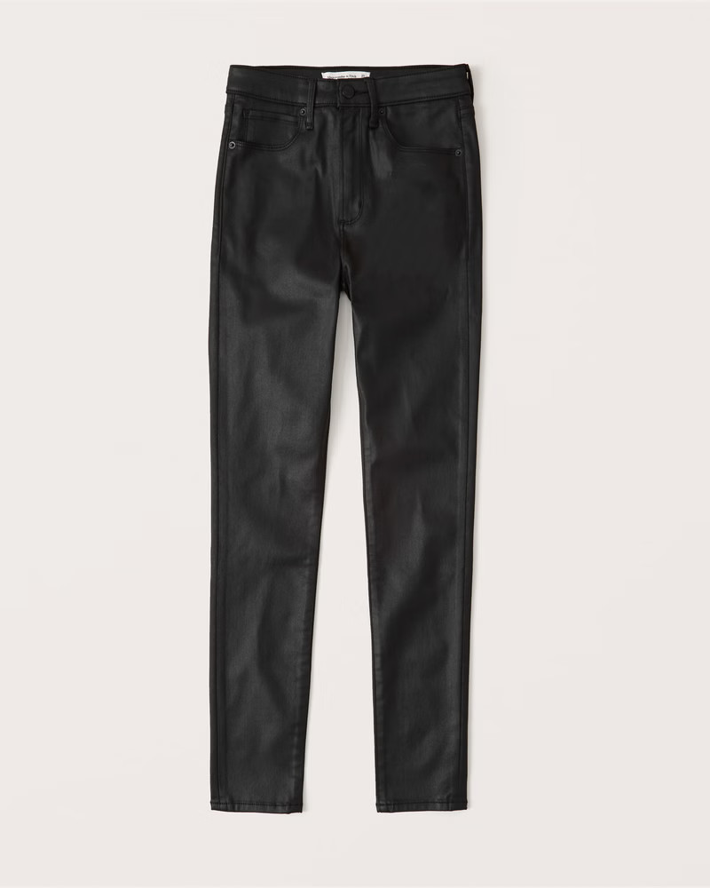 High Rise Super Skinny Ankle Jeans | Abercrombie & Fitch (US)