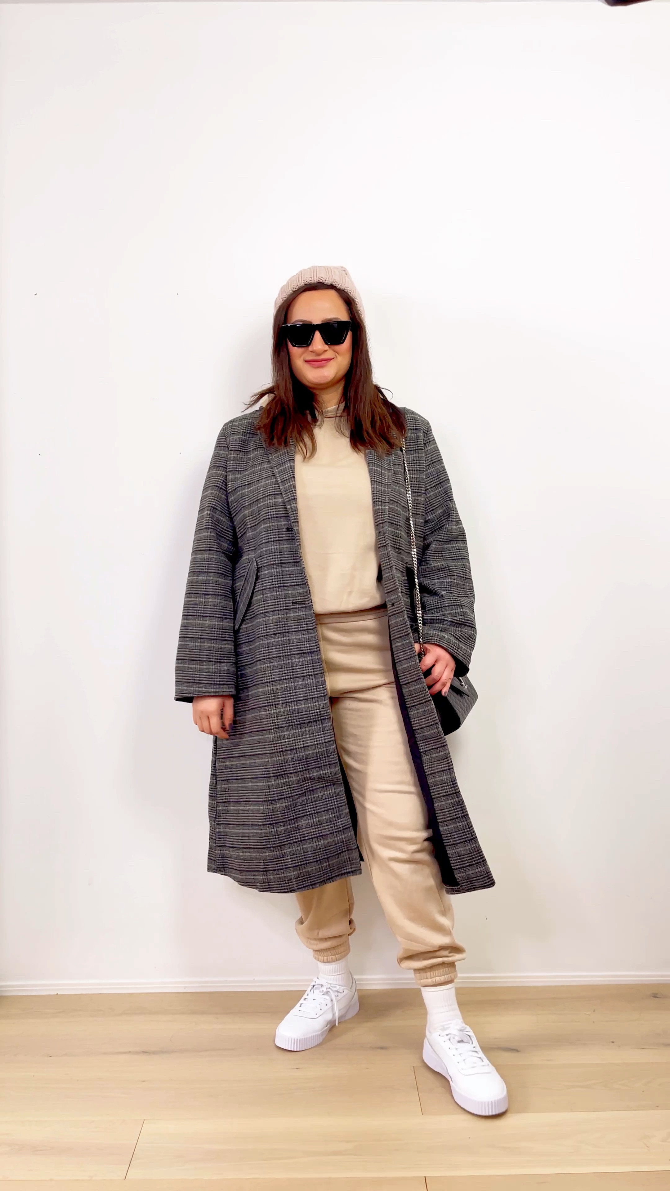 Casual street style Winter outfit from H&M. Loungewear set, coat, beanie, sunglasses, sneakers. Ysl purse, Amazon fashion 


#LTKstyletip #LTKunder50 #LTKSeasonal