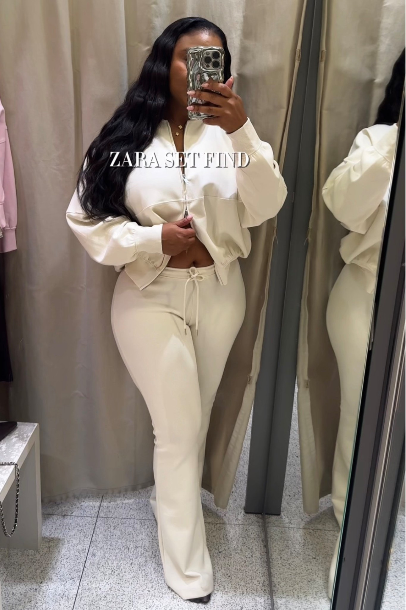 Zara Fall Set Find
(Repost )if your feeling this fit
(Tall girl friendly) Ladies Fly and casual wear
Don't wait-these will sell out fast!
Comment (SEND ) below and I'll send you the details!
Size reference are
170lb 5"3 hip 44
Wearing the INTERLOCK BOMBER JACKET (size small) + matching bottoms. Size large.
• Comes in 3 colors
• High-rise fit
Adjustable drawstring waistband
Flared leg style — super flattering! Tall girl friendly
* Ways to Shop *
• Shop directly on my LTK storefront in bio
• 9 Check my ZARA Highlight in bio

Perfect chic + comfy look for fall
#zara #zarafashions #shopsugarandhoneyatl #fall

#LTKActive