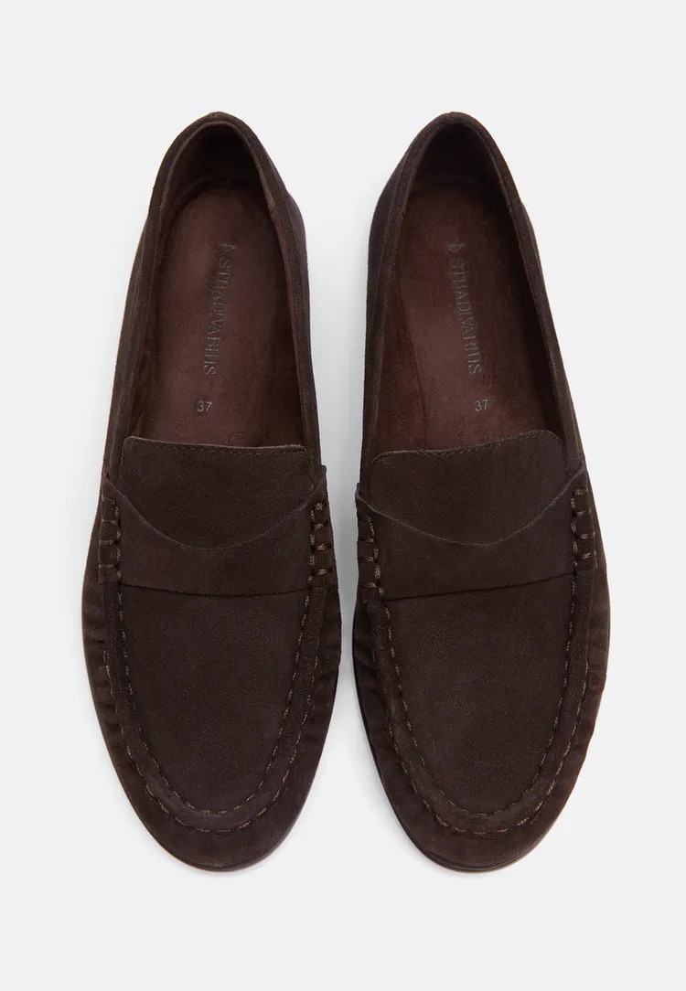 Stradivarius Brown flexible leather loafers  BROWN 2 | Stradivarius (UK)