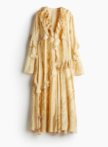 Ruffle patterned maxi dress 

#LTKstyletip #LTKSeasonal