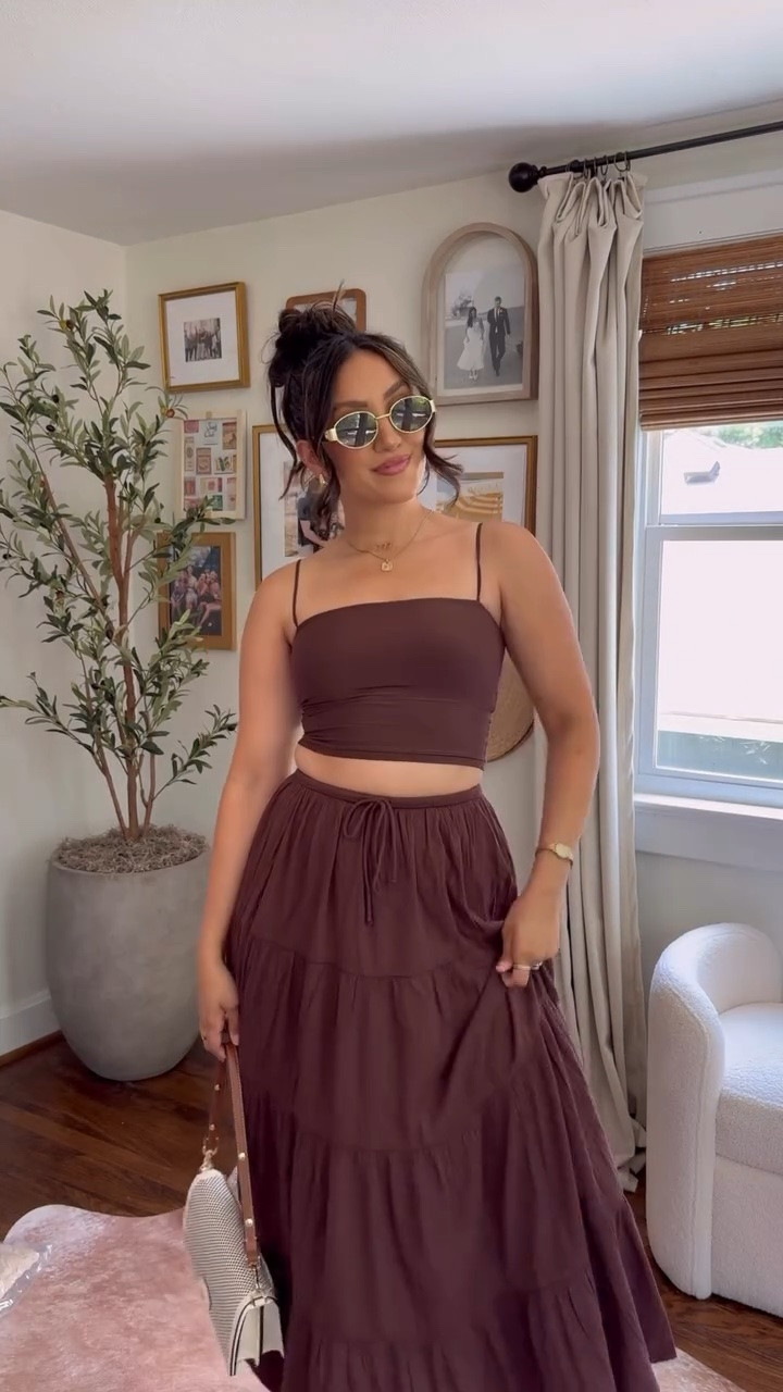 easy summer outfit with a tiered maxi skirt! One of my favorite summer outfits I’ve had on repeat for 3 years now💃🏻

**exact pieces are old but I saved super similar options! I’m in size smalls 

follow @heykatiefletcher for more easy outfit ideas!

#LTKPetite #LTKSeasonal #LTKootd
