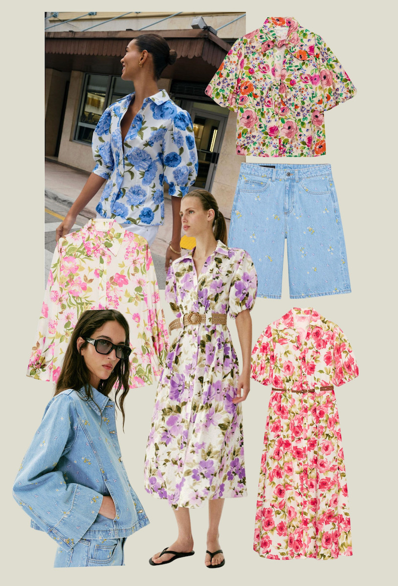 New in spring favourites from the high street. Zara new in for spring, spring style, spring dress, floral dress 🌸 Chelsea Flower Show dress, denim co-ord. 

 #LTKspring #LTKeurope #LTKstyletip