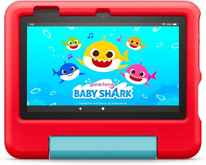 Amazon Fire 7 Kids tablet, ages 3-7. Top-selling 7" kids tablet on Amazon - 2022 | ad-free conten... | Amazon (US)