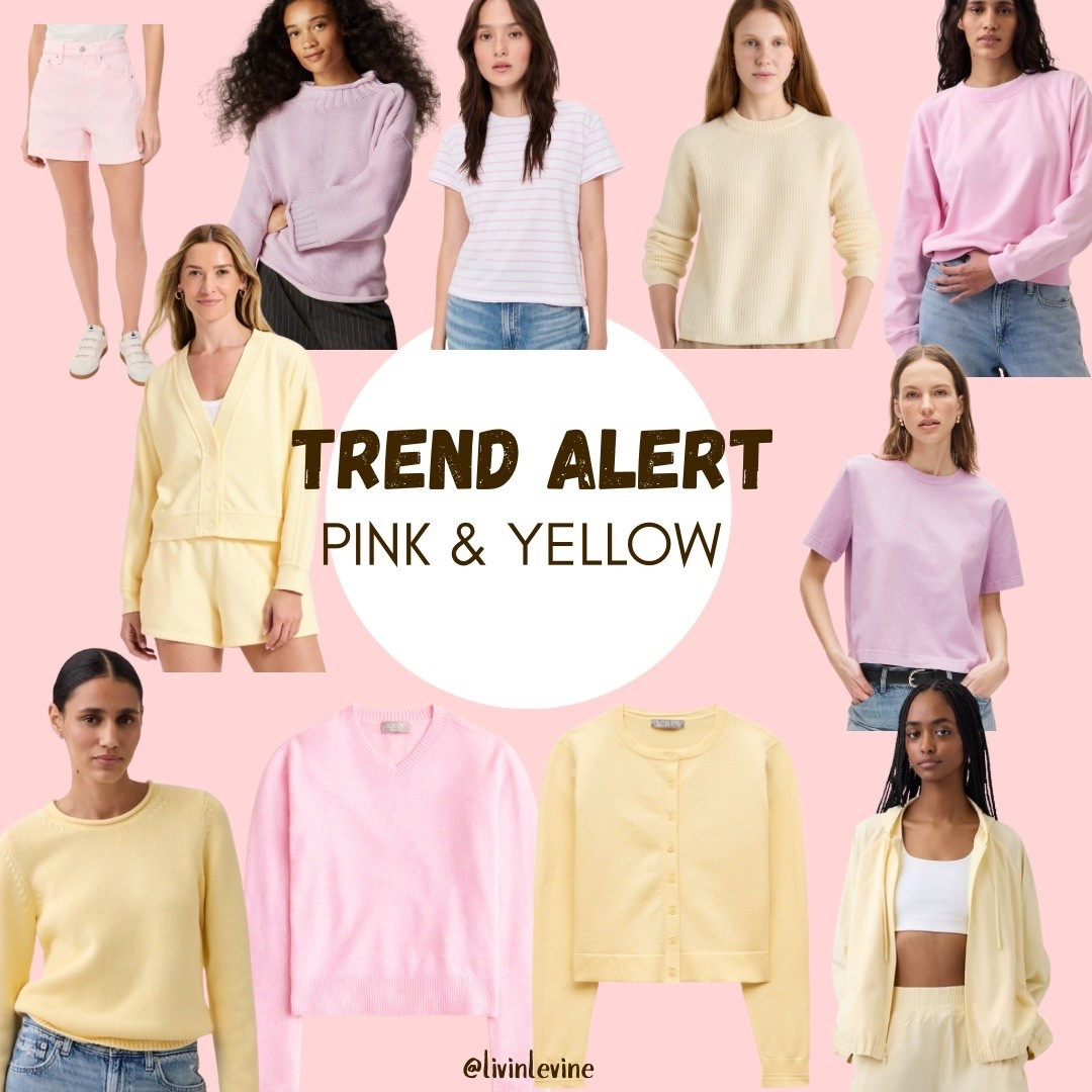 Trend alert for spring: pink and yellow are everywhere 


#LTKSeasonal #LTKootd