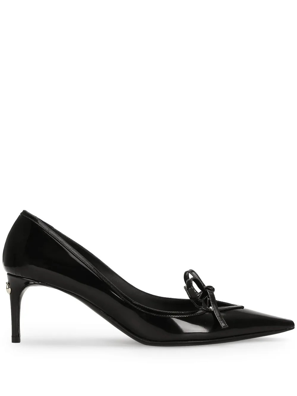 Dolce & Gabbana ribbon-tie Leather Pumps  - Farfetch | Farfetch Global