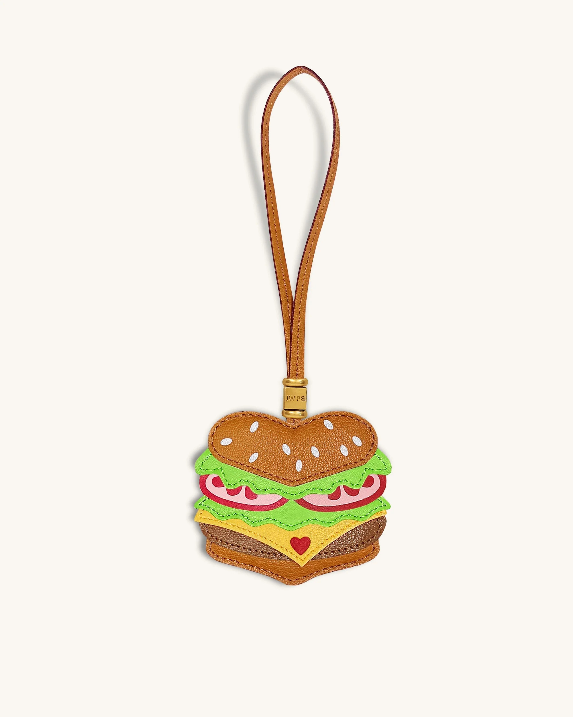 Burger Bag Charm - Brown | JW PEI US