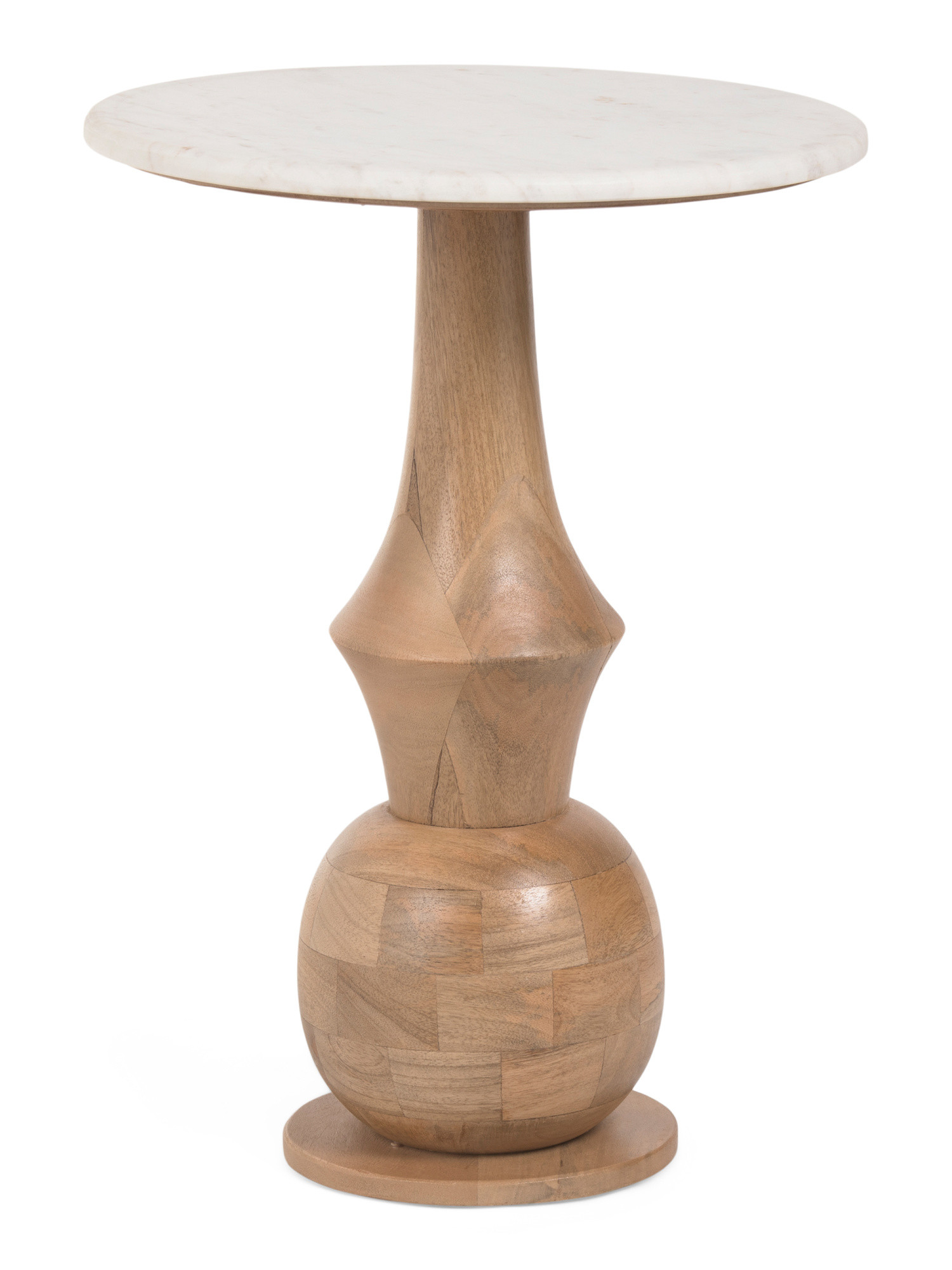 16x22 Marble Top Solid Wood Side Table | Furniture & Lighting | Marshalls | Marshalls