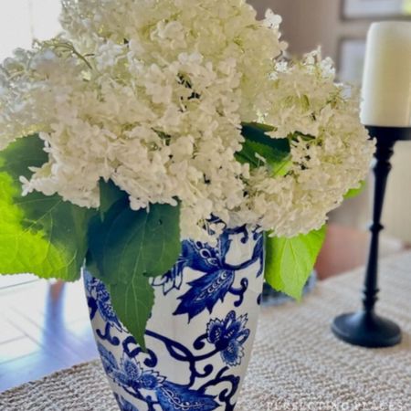 Tall blue and white vase. At Home

#LTKhome #LTKstyletip
