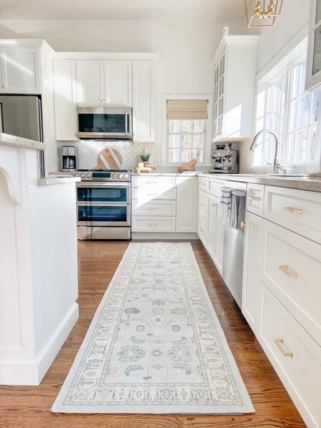 Couldn't be more in love with my new kitchen runner! It's very well priced, AND it's washable!! My woven shades are the Capri Ivory color and are currently 40% off!

Amazon Kitchen runner, woven blinds, woven shades, kitchen decor, home decor, coastal kitchen, coastal styling, coastal home deco, Amazon runner rug, Amazon kitchen rug, Amazon coastal rug, affordable rug, washable rug, coffee maker, cuisinart coffee maker, glass soap dispensers, Amazon reusable soap dispensers, home, kitchen, neutral home, neutral kitchen, storage bag organizer, wooden organizer, bamboo expandable drawer organizer, antique brass cabinet pulls, beach house style, beach home, coastal style, Amazon rugs, Amazon rugs, blue and white runners, coastal Amazon decor 

#LTKfindsunder50 #LTKsalealert #LTKhome