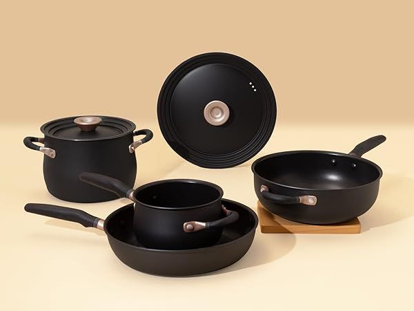 Meyer Accent Series - Hard Anodized Nonstick and Stainless Steel Pots and Pans / Essential Cookware  | Amazon (US)