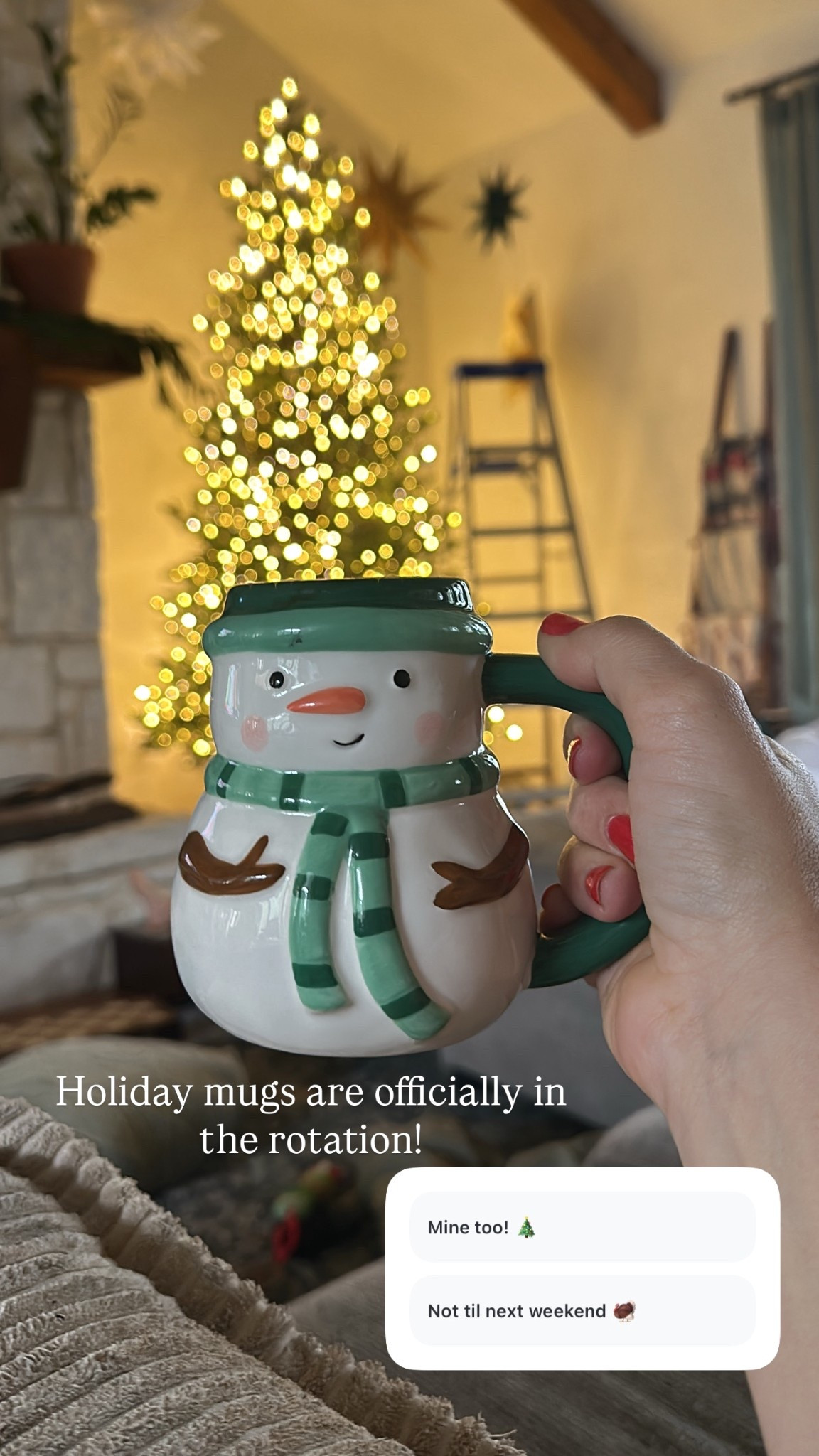 Holiday mugs just hit different this time of year. ❄️☕️
Linked a few of my favorites including the cutest little snowman mug that makes every morning feel a bit more magical. ✨
Perfect for cocoa nights, coffee refills, and slow holiday mornings.

#HolidayMugs #CozyHomeFinds #ChristmasKitchen #LTKHoliday #CozyMomLife


#LTKSeasonal #LTKFindsUnder50 #LTKHoliday