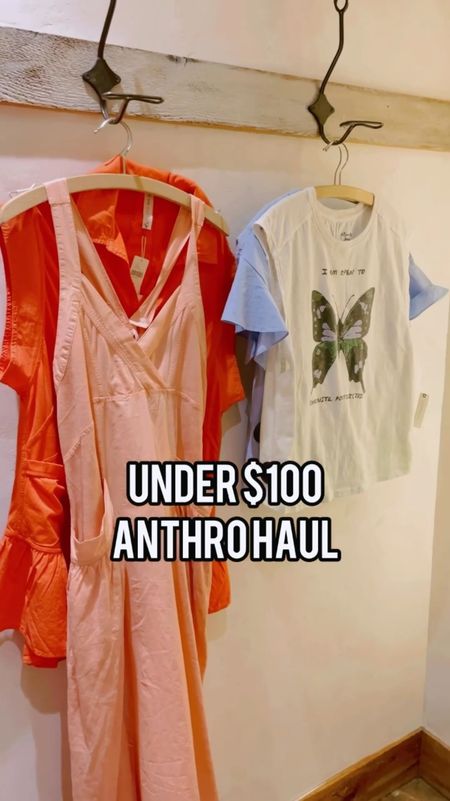 Anthro haul! CUTEST Mother’s Day gift ideas here 🩷😍🦋 size S first purple dress /  XS second and third - But the second is really short so I would actually prefer my true small (my store was out of stock in S!) // XS butterfly tee (runs relaxed!) // the maxi runs VERY big! Go down!!

Summer outfits
Gift ideas
Graduation
Mother’s Day weekend
