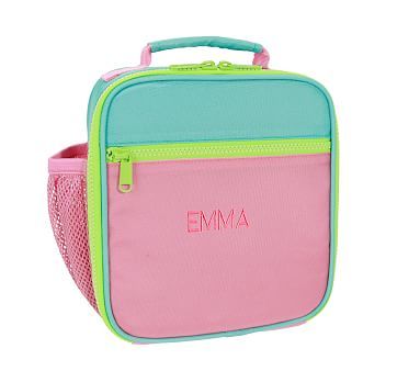 Astor Pink Aqua Lime Solid Lunch Boxes | Pottery Barn Kids