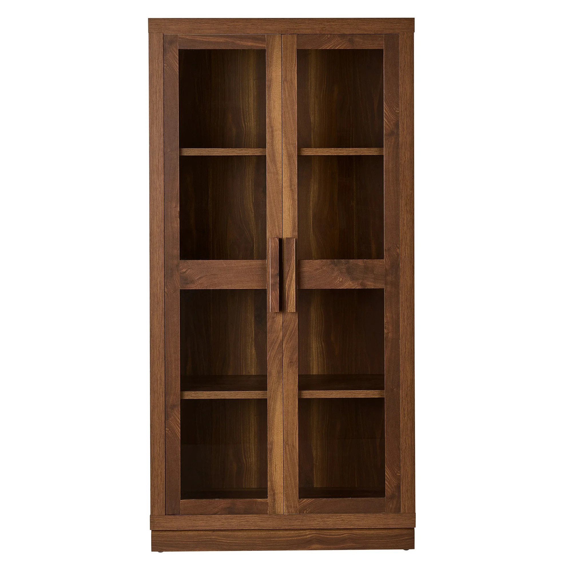 Better Homes & Gardens Ezra Bookcase, Walnut finish - Walmart.com | Walmart (US)