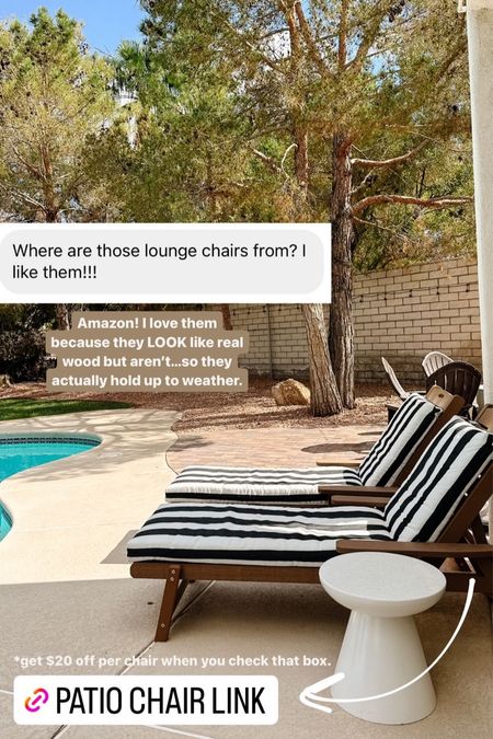 I love these patio chairs from Amazon!! 

#LTKSeasonal #LTKhome #LTKstyletip