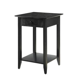 American Heritage Black End Table | The Home Depot