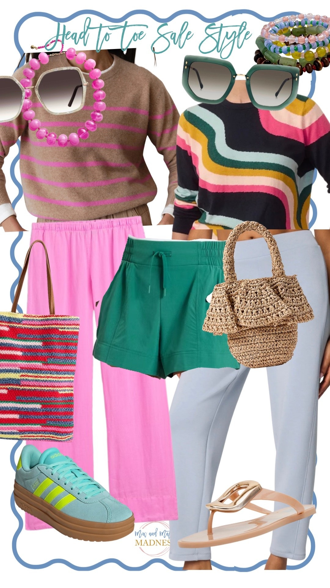 HEAD to TOE on sale! Give me all the color & mix and match it all! Incredible deals y’all! 
*Spanx is 20% off sitewide with code LTKSPANX on orders $100+￼
*Gap is having their Friends & Family sale 
* Nordstrom Rack sale on sale
*Marine Layer 30% off sale 
*BaubleBar is 25% off sitewide and 20% off custom orders (tote 🙌)

#LTKSaleAlert #LTKSpringSale #LTKspring