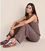 Lou & Grey Garment Dyed Waffle Tank Top | LOFT