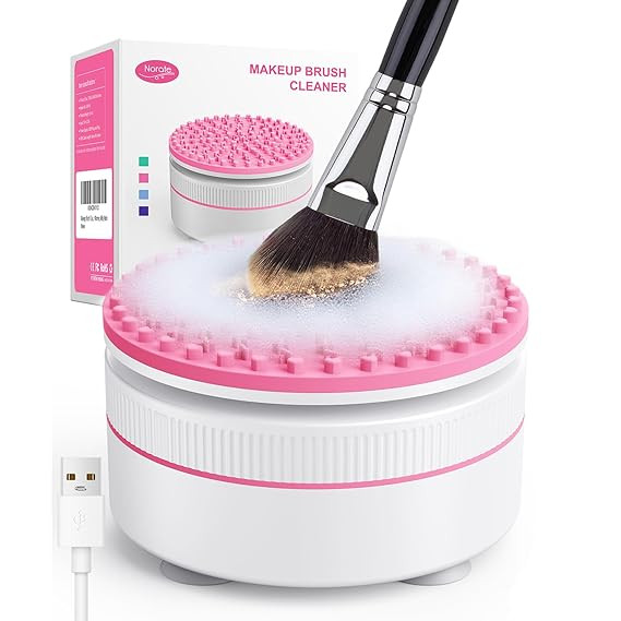 Norate Makeup Brush Cleaner, Electric Makeup Brush Cleaner Machine, Deep Clean Removes Residue fr... | Amazon (US)