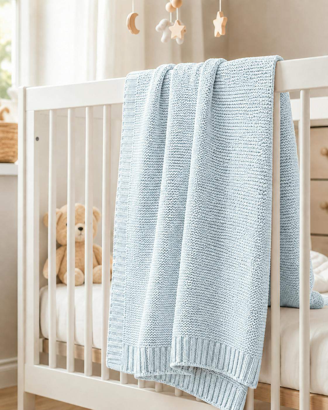 Soft Cotton Bubble-Knit Baby Stroller Blanket | Maisonette