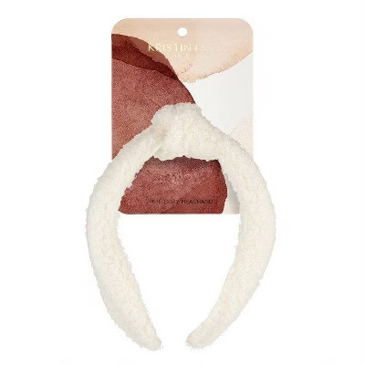 Kristin Ess Cozy Headband - White | Target