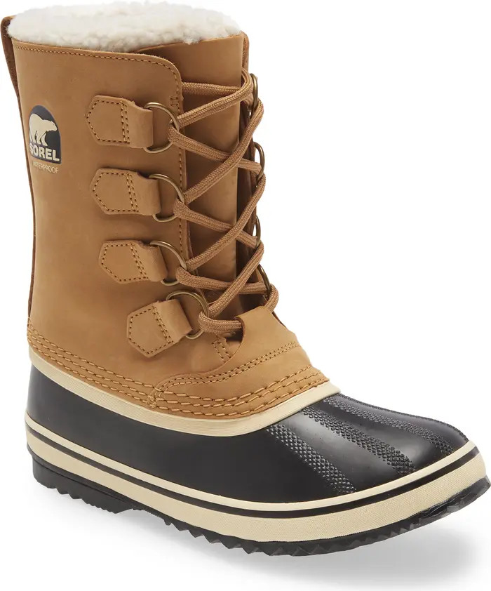 SOREL 1964 Pac Faux Shearling Trim Waterproof Snow Boot | Nordstrom | Nordstrom