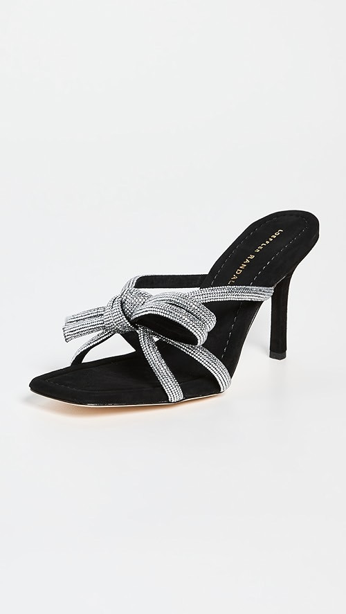 Margi Leather Bow Heeled Sandals | Shopbop
