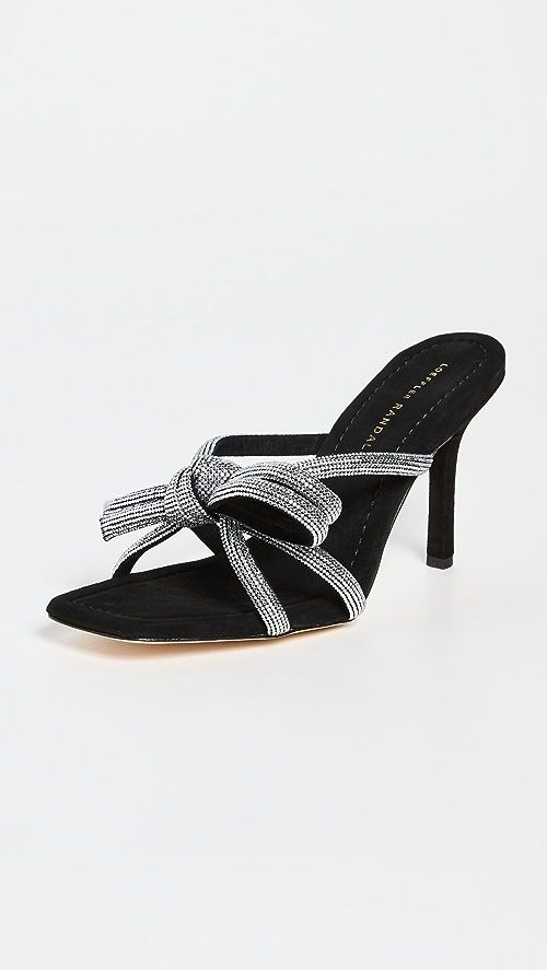 Loeffler Randall Margi Leather Bow Heeled Sandals | SHOPBOP | Shopbop