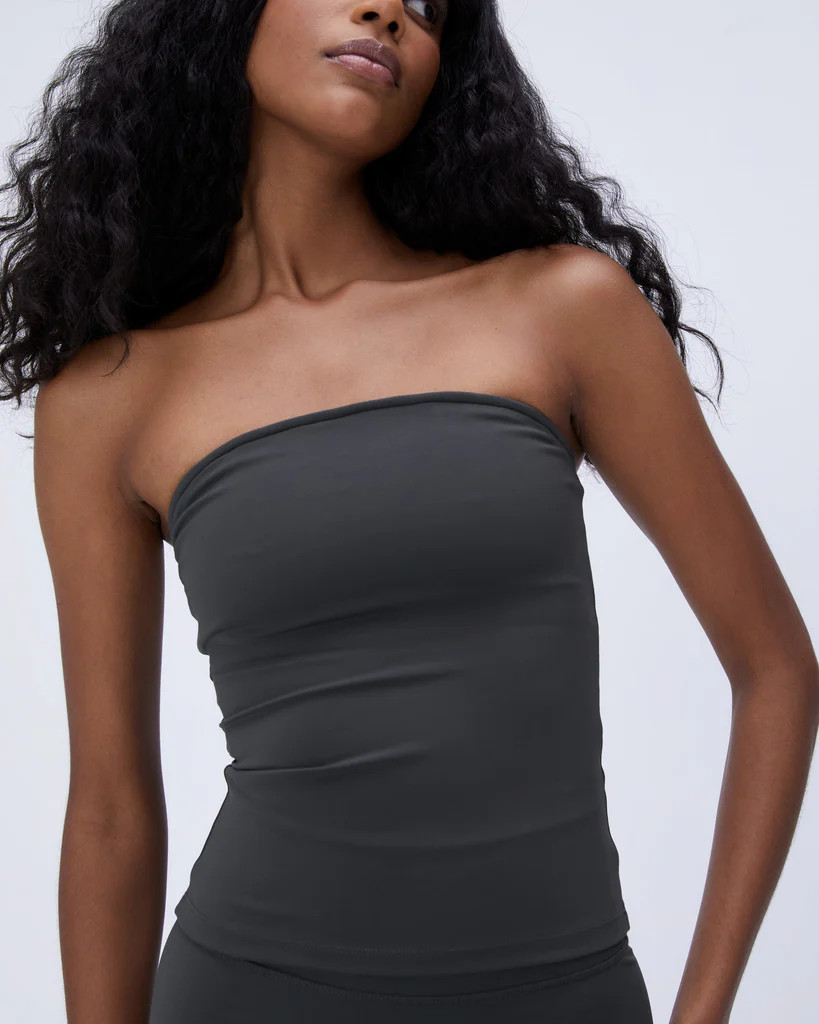 Ultimate Bandeau Top - Graphite Grey | Adanola UK
