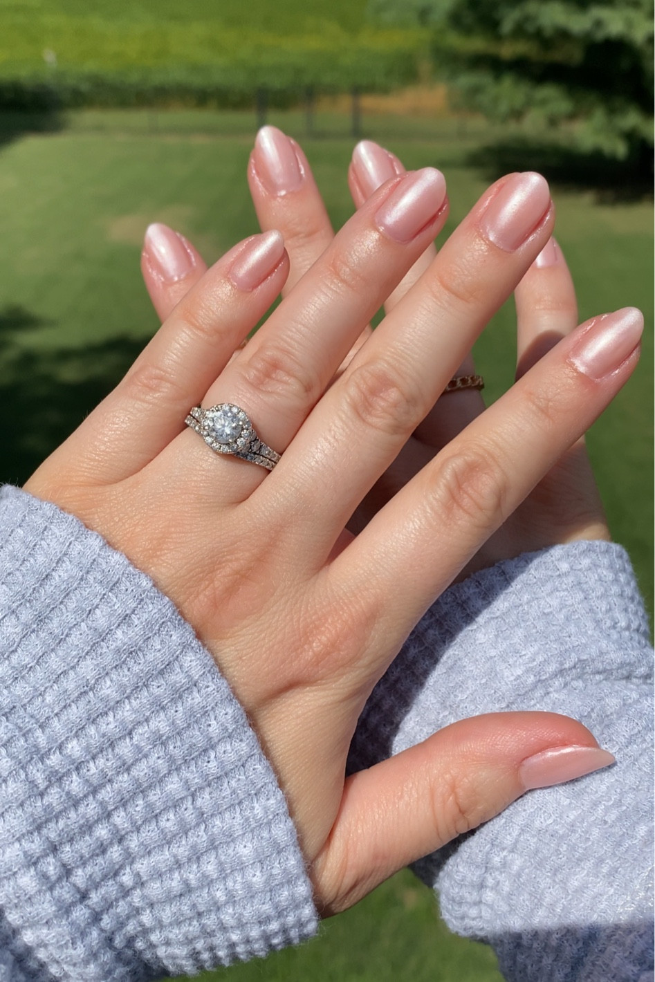 Hailey Bieber/ Glazed donut  gel nails at home!  #nails #gelnails 

#LTKbeauty #LTKunder50