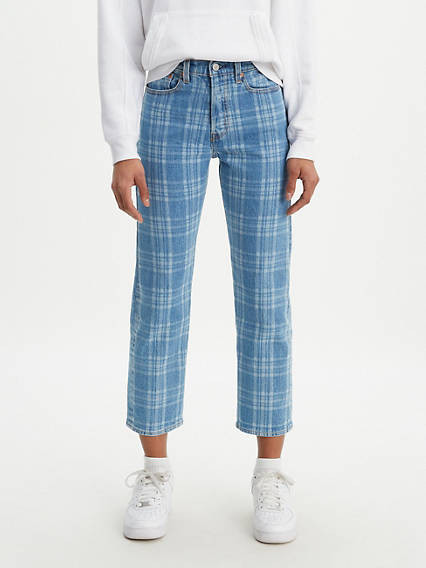 Levi's Plaid Wedgie Fit Straight Women's Jeans 29x26 | LEVI'S (US)