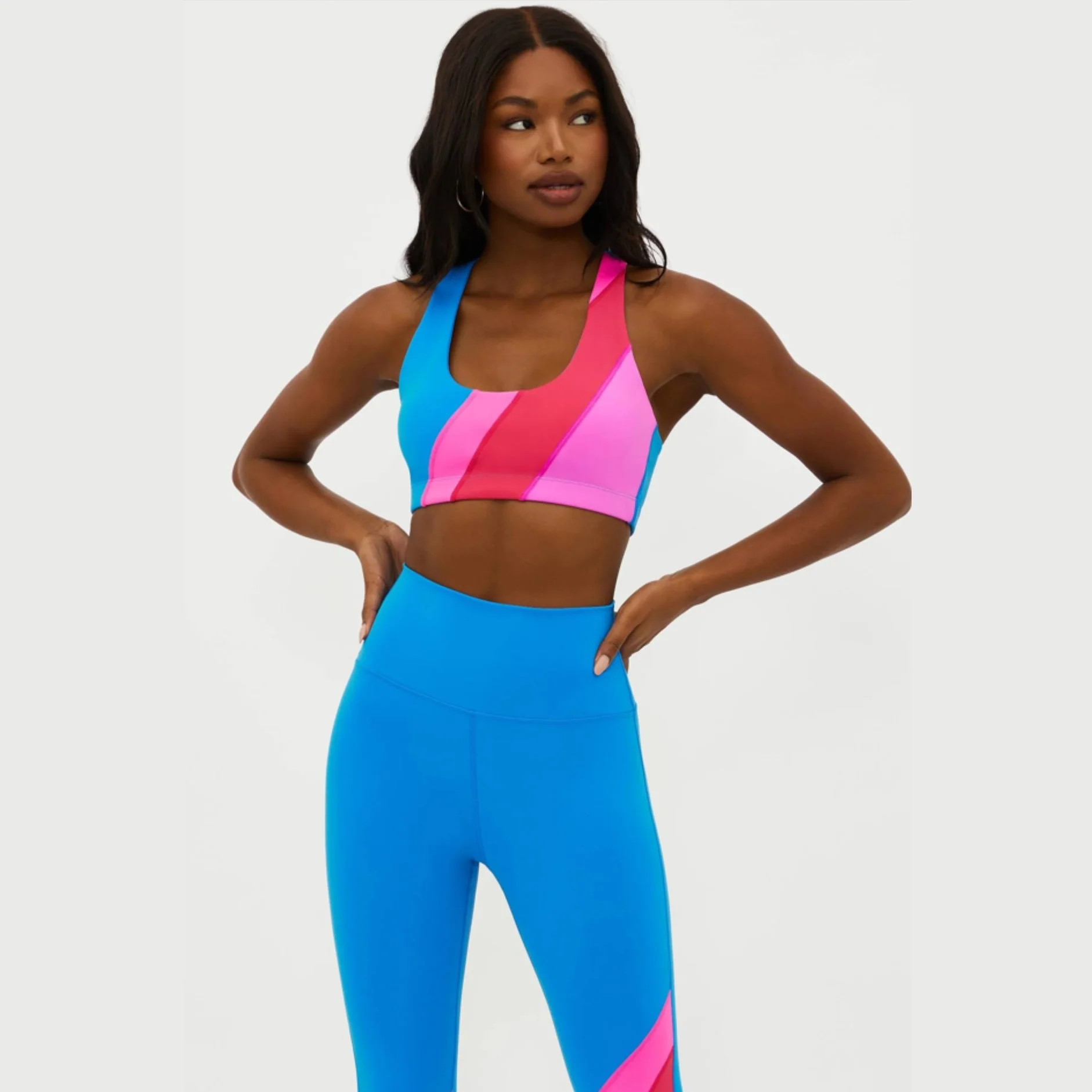 Ria Top - Orchid Colorblock | simplyWORKOUT